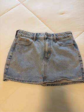 Pacific Sunwear Light Blue Denim Mini Skirt (Size 24)